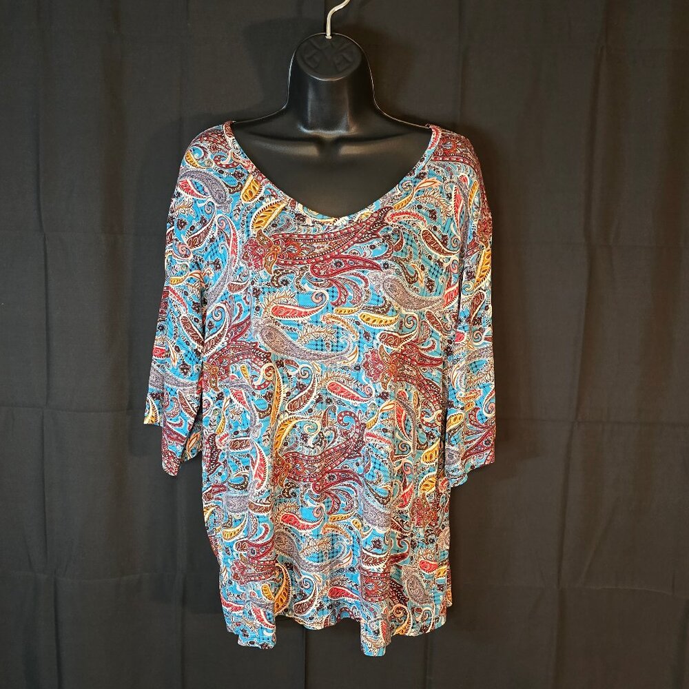 Colorful Paisley Blouse - Picture 3 of 7